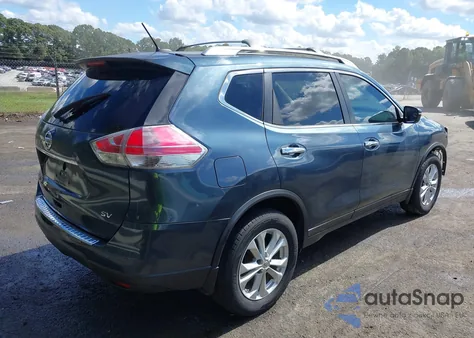 2014 Nissan Rogue Sv z USA, uszkodzony, nr VIN 5N1AT2MT1EC814008